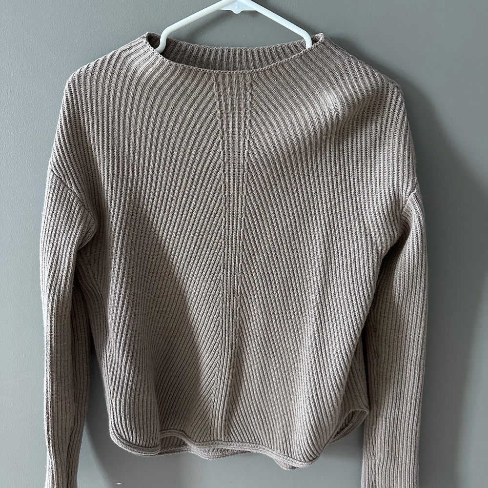 Babaton Ribbed Mock Neck Sweater